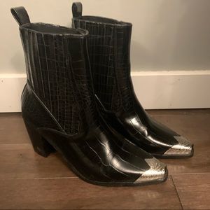 Western Toe Cap Boots